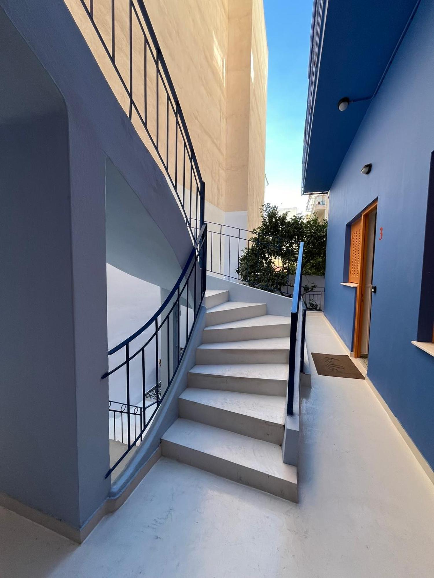 Aparthotel The Blue House Atenas Exterior foto